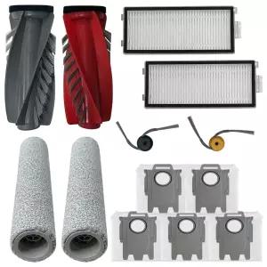 로보락 Q REVO Curv 2 Flow 큐레보 커브 플로우 호환 소모품 물걸레 사이드 메인 브러쉬 더스트백 먼지봉투 필터 패키지 SET