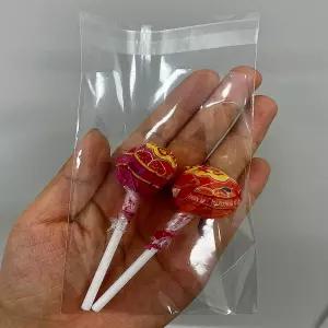 접착식 OPP 비닐 봉투 100장 소/꽃포장지/답례품/비닐봉지/꽃/포장지/투명/접착/포장/선물/포카/용품/투명