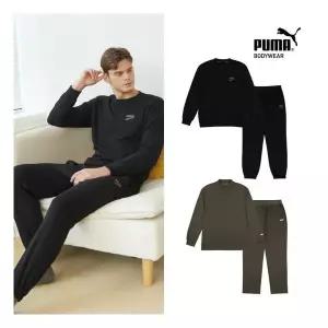 푸마바디웨어 푸마 언더웨어푸마 남성 밍크 플리스 홈웨어 4종 세트 1822338