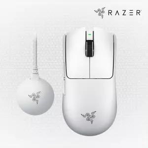 레이저코리아 바이퍼 V4 Pro 무선 게이밍 마우스 바브사 8K 동글 화이트