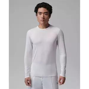 조던 스포츠 남성 드라이 핏 긴팔 베이스 레이어 골프 탑 - 화이트블랙 IQ3156