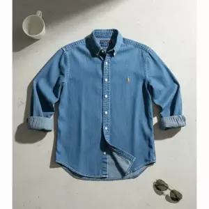 폴로 랄프로렌 남성 포니로고 자수 데님셔츠 청남방 긴팔 710548539001