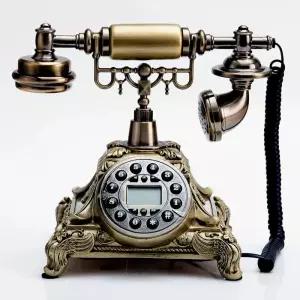 엔틱 전화기 레트로 카페 공중 아날로그 장식 엔틱전화기 골동품 옛날 전화 촬영 옛날전화기