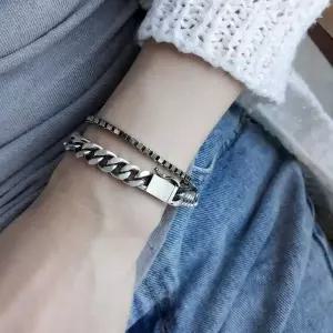 [골드스마일]S5026 여성 10돈 버클 체인 팔찌 볼드 은팔찌 실버925 레이어드팔찌