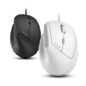 아이리버)유선버티컬 항균 마우스(EV100 블랙)/사무실/가정/PC방/게이밍/컴퓨터/휠마우스/학교/학원/도서관