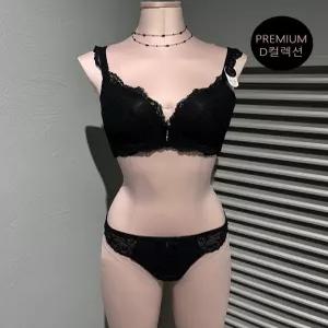 에블린 [D컬렉션] 글램느와르P 젤푸쉬 브라1 팬티1 EBBRF2234P EBWQF2234P