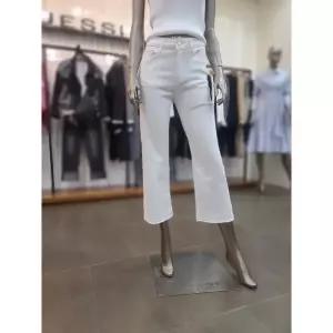 제시뉴욕 세이브존05 밑단 컷팅 부츠컷 데님팬츠 AEM5SZNSDP5502WH