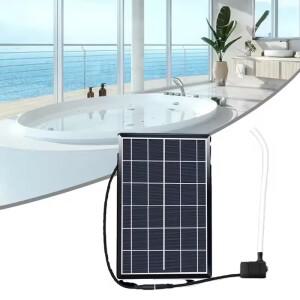 10W 9V 태양광 수중 펌프 세트 (필터 포함) 5V 순환식 어류 연못 여과 산소 컨트롤러