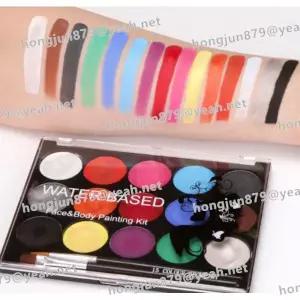 페이스페인팅 물감 15색 바디페인팅 얼굴 분장 키트