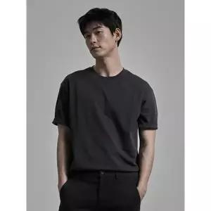 [롯데백화점]폴햄 남성 쿨 더블니트 솔리드 반팔티 PHG2TS1090