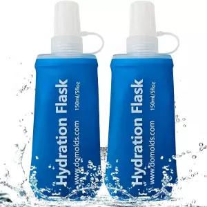 TXSN 150ML 소프트 플라스크 러닝 워터 보틀 접이식 TPU 하이드레이션 팩 사이클링 하이킹 마라톤용