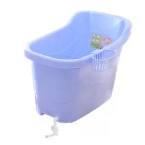 성인 이동식 좌식욕조 키 스타일 B 뚜껑없음 반신욕조 블루 1.7m 목욕통 의자형