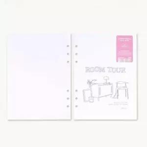 [문구/오피스] 무지 6공다이어리속지 다이어리내지 리필 A5 다이어리용지 점보 6공