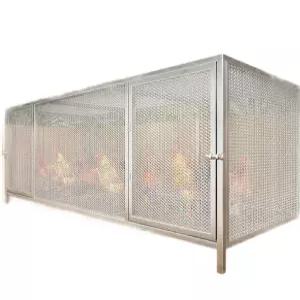 대형 닭장 야외 스틸 철제 양계장 사육장 철장 토끼 집 하우스 농장 철망