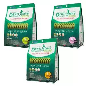 포켄스 덴티3페어리 클로로필 410g 강아지 기능성껌 간식