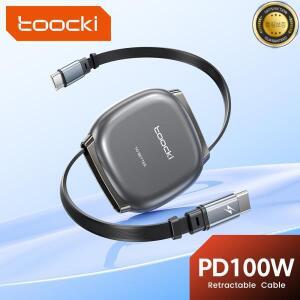 투키 100W 타입 C 접이식 케이블 아이폰 16 15 Pro Max 삼성 고속 충전기 미니 사이즈 480Mbps 데이터