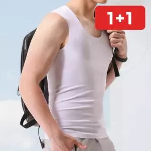 남성 와이셔츠 이너나시 여름 운동용 꼭지커버 무봉제 런닝  1+1