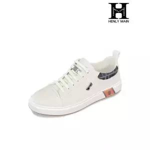 헨리메인 [특가세일 ] [하프특가] 천연가죽 더스틴 스트랩 밴딩 남성 운동화 (66H23SOJMC301)
