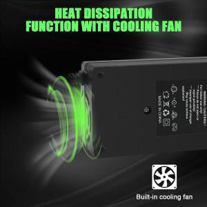 12V LiFePO4 배터리용 14.6V 20A LiFePO4 배터리 충전기, 리튬인산철 배터리용 트리클 충전기, 배터리 유지