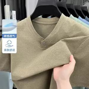 폴로셔츠 폴로티 카라티 카라셔츠 반팔카라티 여름 셔츠 칼라 남성 반팔 티셔츠 v 브이 넥 루즈핏 무지 얇