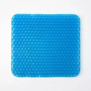 7day 벌집 쿨방석(사각형) (42x37cm) 메쉬 통풍 시트시원한 젤리 젤방석 시원한 계란 젤시트 여름 의자 운