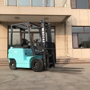 전동 지게차 2톤 고소작업 팔레트 스태커 (창고 공장 높은 랙 화물 상하차용)