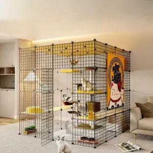 고양이 중형견 반려묘 차량용 켄넬 강아지 케이지 대형