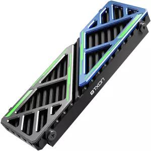 티엑스온 M.2 SSD 방열판 NVMe 쿨러 써멀패드 PS5 2280 히트싱크 블랙/실버