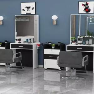 이발소 거울 미용실 바버샵 경대 전신 서랍장 드레스룸 단면 화장