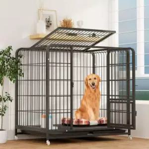 접이식 애견 철장 켄넬 케이지 바퀴 철제 이동식 소형견