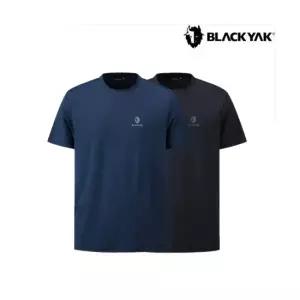 [롯데백화점]블랙야크 남녀 공용 라운드 더블 반팔티 2PACK 라운드티셔츠 1BYRTXU902