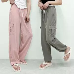 카고팬츠 냉감 쿨링 여름바지 조거 세미와이드 밴딩 핏조절