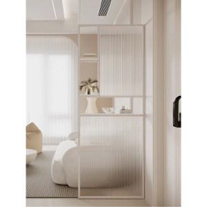 아치형가벽 거실파티션 공간분리 블랙 70X190 투명 거실 가벽