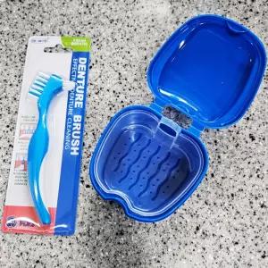 틀니케이스 보관함 세척통 틀니칫솔 틀니관리용품 휴대용틀니보관함 청결