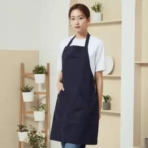 [JED] 생활방수 식당 카페 바리스타 앞치마 서빙 까페 무지 네이비 미용 유니폼 홀 업소용