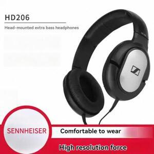 젠하이저 호환호환 HD206 유선 오버이어 서라운드 사운드 베이스 오디오파일 모니터링 헤드폰