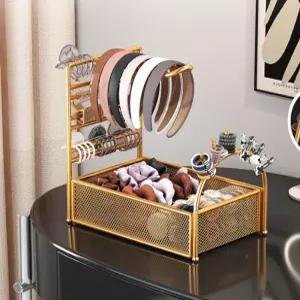 헤어 악세서리 정리대 머리띠 수납함 머리핀 집게핀 밴드끈 보관 주얼리 진열대 케이스