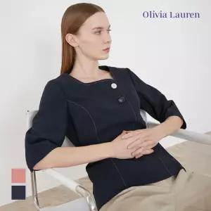 [올리비아로렌] 스퀘어넥 블라우스_VOCNL3M4221