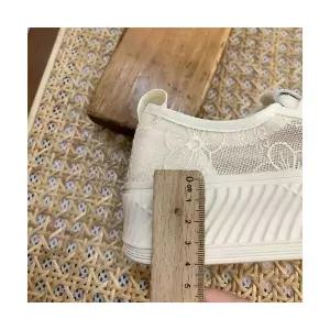 여성패션 캔버스화 여름 신발 메쉬 통기성 통굽 캔버스 캐주얼 보드화 DL2