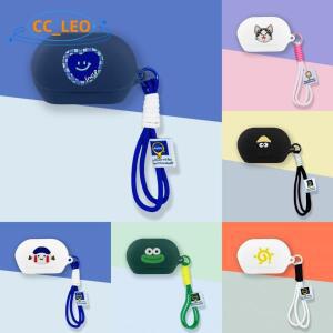 JBL호환 사운드기어 클립 케이스 실리콘 소프트 큐트 랜야드 펜던트 만화 고양이 개구리 보호 슬리브