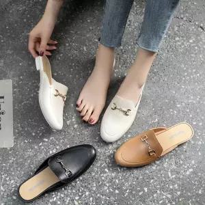 여성 편한 슬리퍼 구두 20대 30대 나들이 패션 봄코디 여름여 사무실 이쁜 쇼핑몰 여자