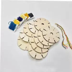 팔찌 매듭공예 8슬롯 DIY 만들기 10개 diy매듭키트 원형틀 세트