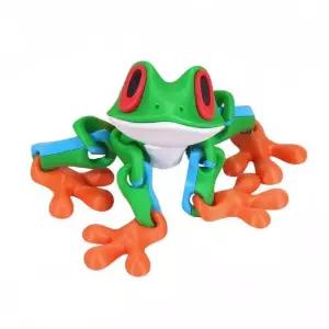 3D 프린팅 자석 개구리 관절 피규어 - 움직이는 동물 모델 데스크탑 장식품