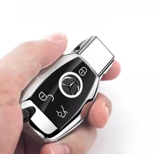 자동차 키홀더 키링 벤츠키커버 열쇠고리 패션 홀더 소가죽