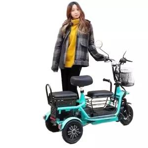 세발전기자전거 3인승 삼륜 전동스쿠터 등하원 마실용