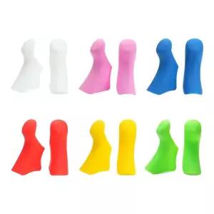 2개 세트 자전거 변속 레버 커버 미끄럼 방지 핸들 슬리브 핸드 쉬프터 후드 브레이크 ST 2300/3400용