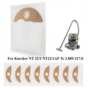 karcher 호환 NT22/1 TE 2.889-217.0용 먼지 봉투 진공 청소기 부직포 고강도 교체 부품