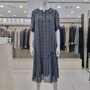 [프렐린]밑단 프릴 쉬폰 원피스 RJO2420601_SC_SC