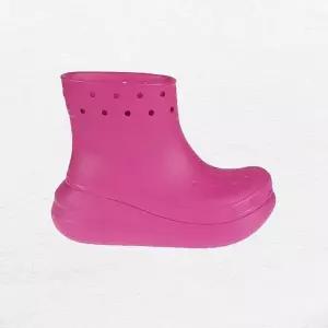 [크록스]여성 핑크 앵클 레인부츠 CR207946CLASSICCRUSHJUIC