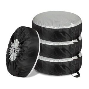 13 23인치 자동차 SUV 천 스페어 가방 보호 커버 케이스 타이어 휠 폴리에스터 토트 보관 예비